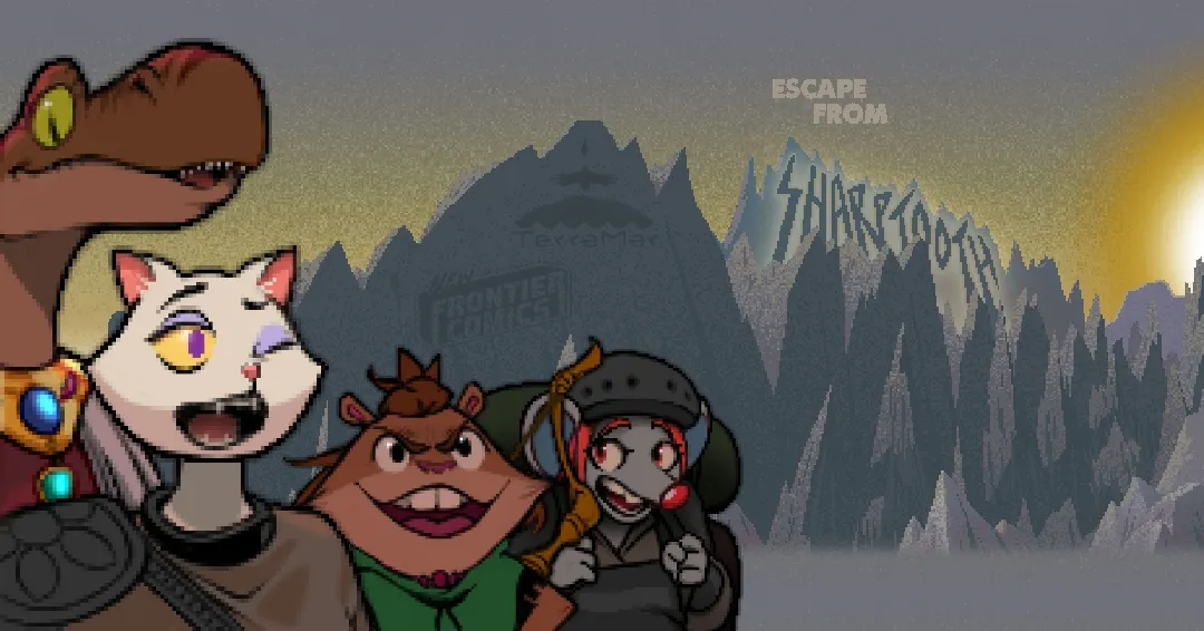 Escape from Sharptooth Valley game promotional picture